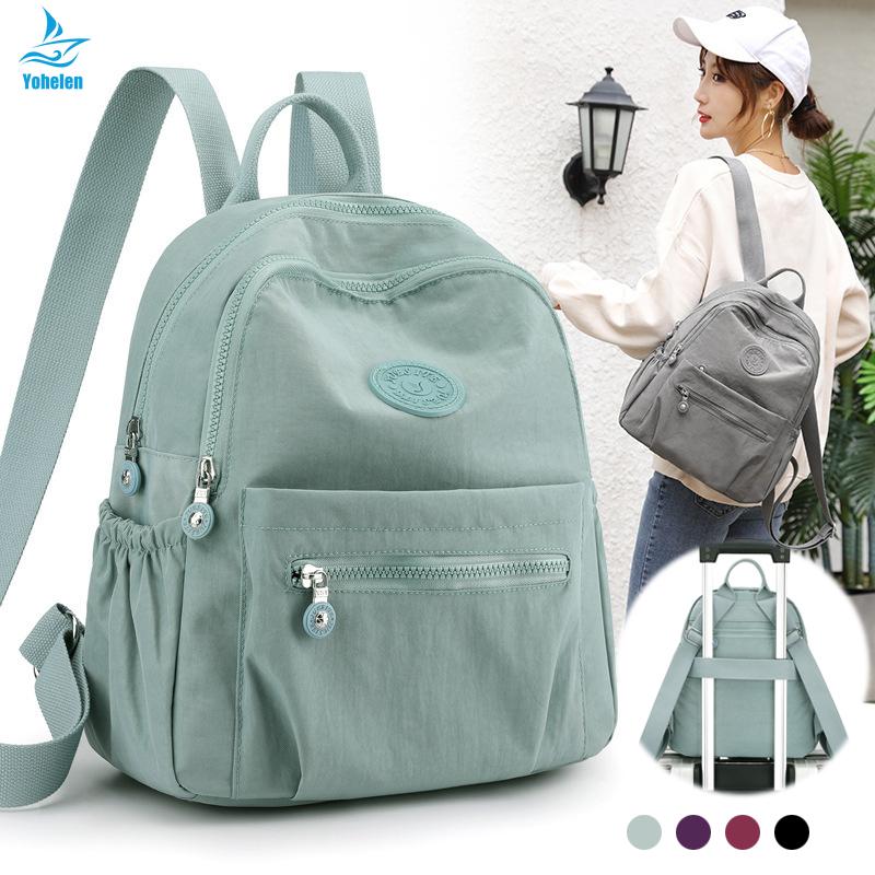 Ba Lô Vải Bố, Dành Cho Nữ, Dung Lượng Lớn, Túi Chống Thấm Nước, Thích Hợp Đi Học Và Đi Làm, Cũng Thích Hợp Cho Máy Tính Xách Tay, Túi