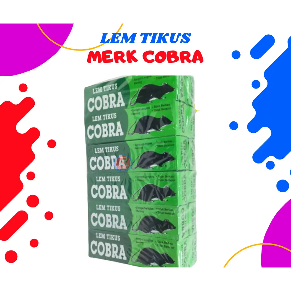 LEM TIKUS COBRA SUPER LENGKET PEMBASMI HAMA PERANGKAP TIKUS