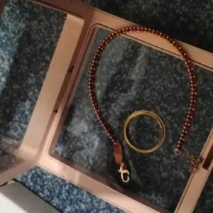 Spar.co Gelang Tali Titanium Cantik Elegan benang rajut Pembawa Keberuntungan dan Rezeki Mutiara Gold & Silver Laser - Couple Bracelets Hadiah Ramadhan Dengan Ikatan Tali Merah Nagita vintage SP-AAD1231 (A)