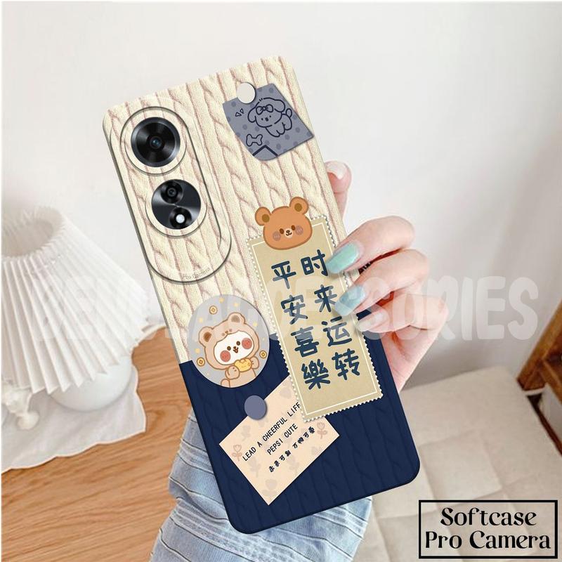Case Compatible With Oppo A60 Fashion Image Keren Case Handphone , Kassing Hp , Pelindung Handphone TPU - Bisa Cod Cassing Hardcase Softcase 1