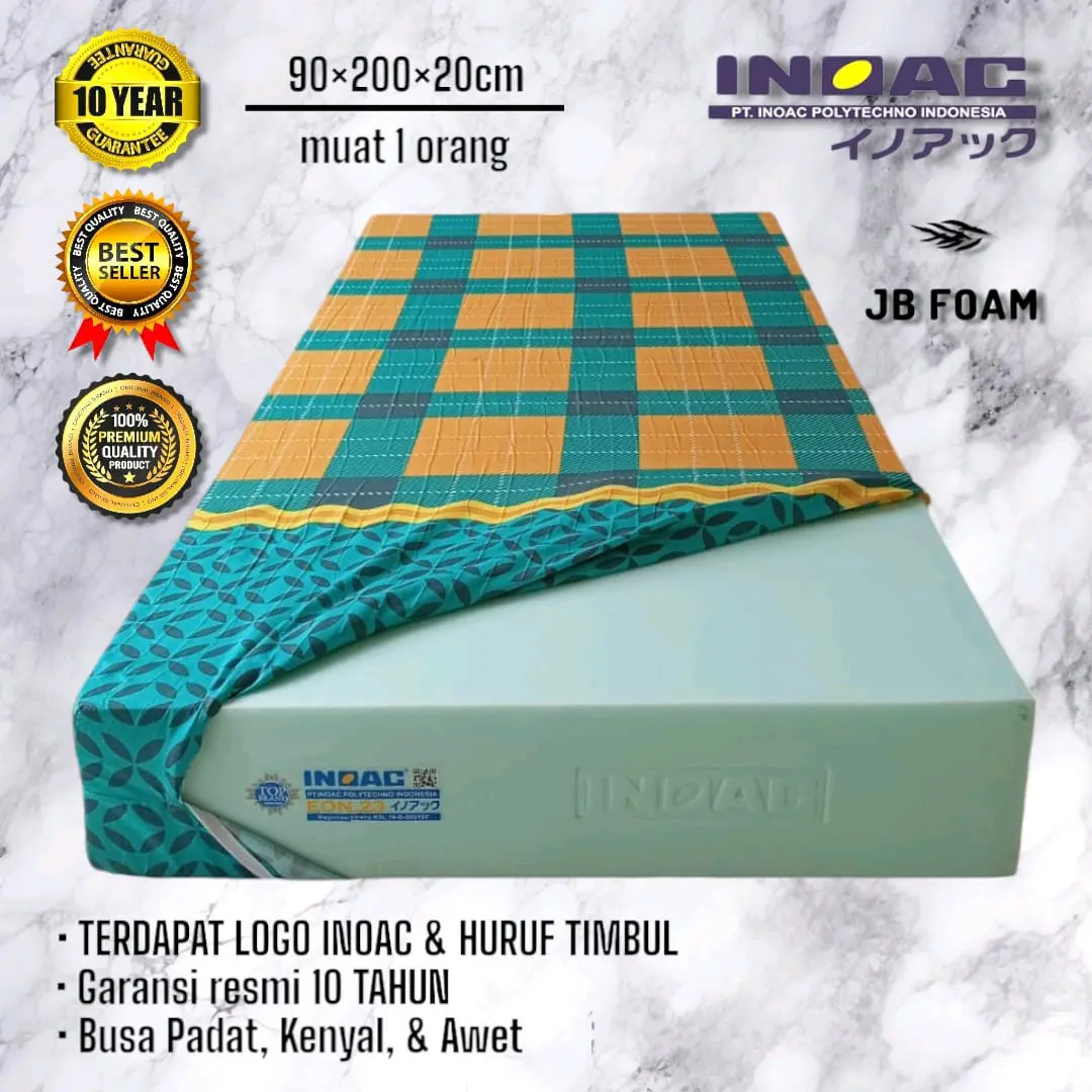 Kasur Busa Inoac Eon LG D23 Ukuran 90 x 200 Single Garansi 10 Tahun Furniture