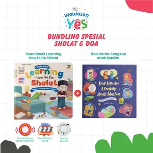 (Free Baterai) Buku Shalat Anak Soundbook Learning How to Do Shalat - Buku Anak Bacaan Sholat Bersuara - Panduan Shalat Anak Lengkap dengan Audio - Buku Anak Usia 1 2 3