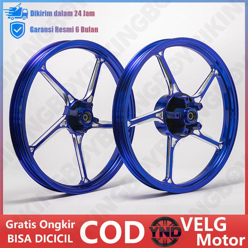 Velg Racing Rims Ring 17 CNC 1.6x17 Plug & Play - 1 Set Siap Pakai untuk Yamaha MX King 150 | 4 Hole Depan & 5 Hole Belakang,BIKINGBOY Velg Racing Rims Ring 17 CNC 1.6x17 Plug & Play - 1 Set Siap Pakai untuk Yamaha MX King 150 | 4 Hole Depan & 5 Hole Belakang,BIKINGBOY