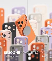 Gambar Soft Case for iPhone 17 Pro Max Ringke Silicone MagSafe Slim Magnetic Casing - Black, iPhone 17 Pro dari GET-WID Kota Administrasi Jakarta Barat 4 Tokopedia