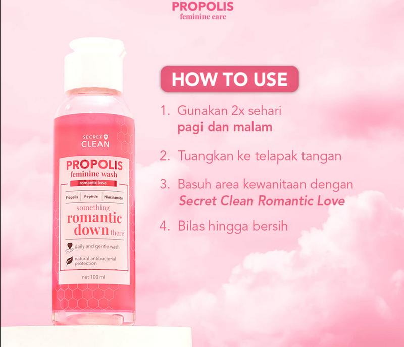 SECRET CLEAN Paket Propolis Feminine Care 4
