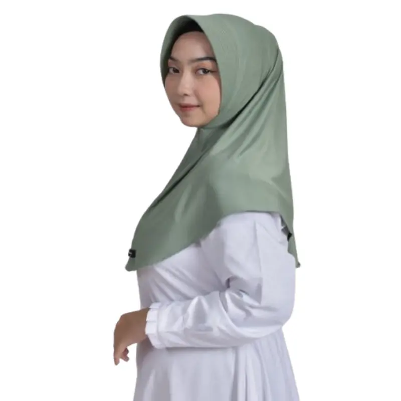 Hijab Instan Hamidah Premium Jersey untuk Wanita Muslim - Ukuran S, M, L - Nyaman Lembut Kerudung Panjang 7