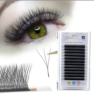 Yelix 3DW Lashes volume russian volume eyelash extension bulumata volume W
