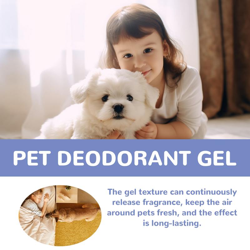 Deodorizing Fragrance Gel, Dog Odor Remover, Odor Neutralizing Gel, Pet Odor Absorber - Natural Plant Extract Formulated Fragrance Gel Removes Anxious Odors and Urine Stains 3