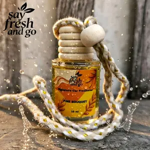 Say Fresh and Go - Pine Bouquet - Parfum Mobil Gantung Signature Car Freshener Anti Mual Wangi dan Menyegarkan 10 ml