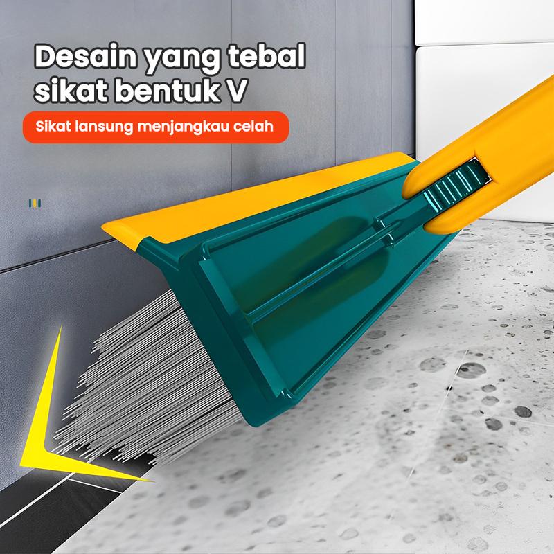 Product Introduction of Sikat lantai kamar mandi sikat pembersih kamar mandi celah ubin rumah tangga bulu keras pengikis sapu sikat celah lantai dua-dalam-satu 10