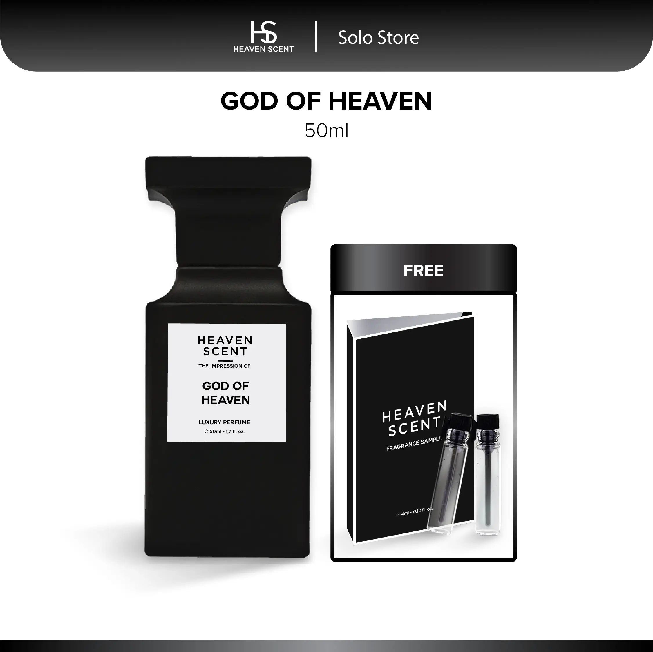 Heaven Scent Solo - God of Heaven 50ml Parfum Pria