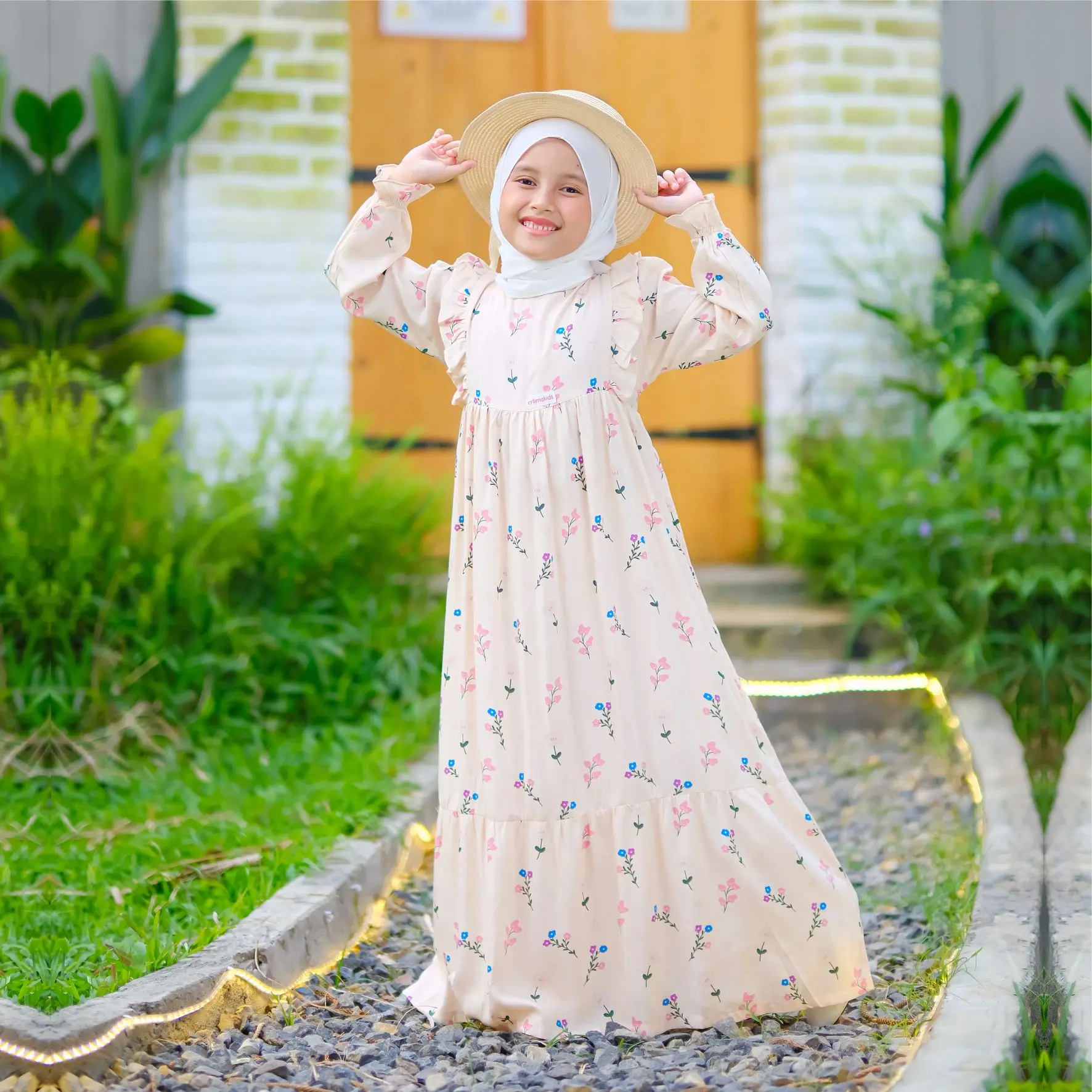 Gamis Anak Perempuan Muslim 5 s/d 12 Tahun Zaarah Series By Erlimakids Homey Dress Anak Bahan Katun Rayon Viscose Premium Motif Lucu-Lucu Dan Cantik-Cantik Adem Nyaman Di Pakai Bisa COD