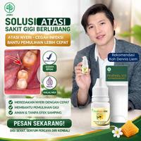 Gambar Obat perontok gigi bolong - Obat nyeri gigi berlubang - gusi bengkak - 1 BOTOL dari Khal Herbal Kota Bandung 1 Tokopedia