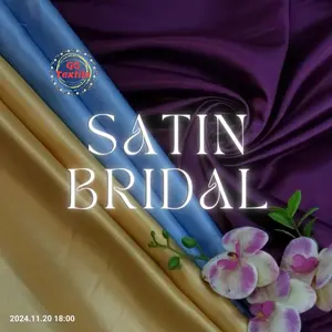 [0.5 Meter] Kain Satin Bridal Heavy - Saten Bridal Deutches