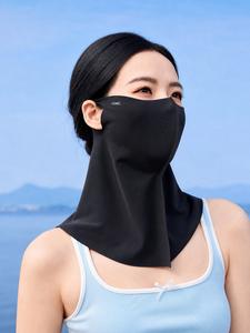 CAMEL CROWN クールな着け心地の目立たない日焼け止めフェイスマスク、SPF50+、UVカット、通気性、スポーティスタイル、オールシーズン対応