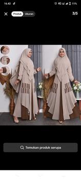 Product Review of Malmira - Gamis Syari Wanita Muslim Bahan Ceruty Babydoll Set Khimar Dua Layer terbaru Manset Panjang Dress Mewah Ceruti from m**h t**🥰 2