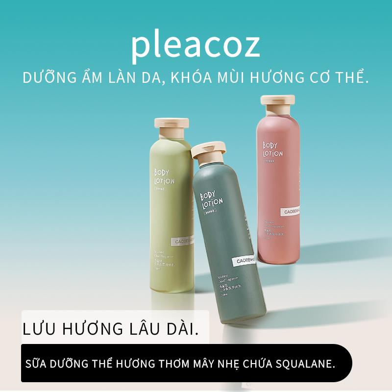 Sữa Kem Dưỡng Da Thể Squalane, PLEACOZ, Cân Bằng Độ Ẩm Nhẹ, Với Hương Thơm Thảo Mộc Làm Dịu