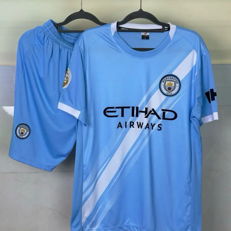 Quần áo bóng đá Thun Lạnh CLB ManCity sân nhà JS 25/26 Top 0