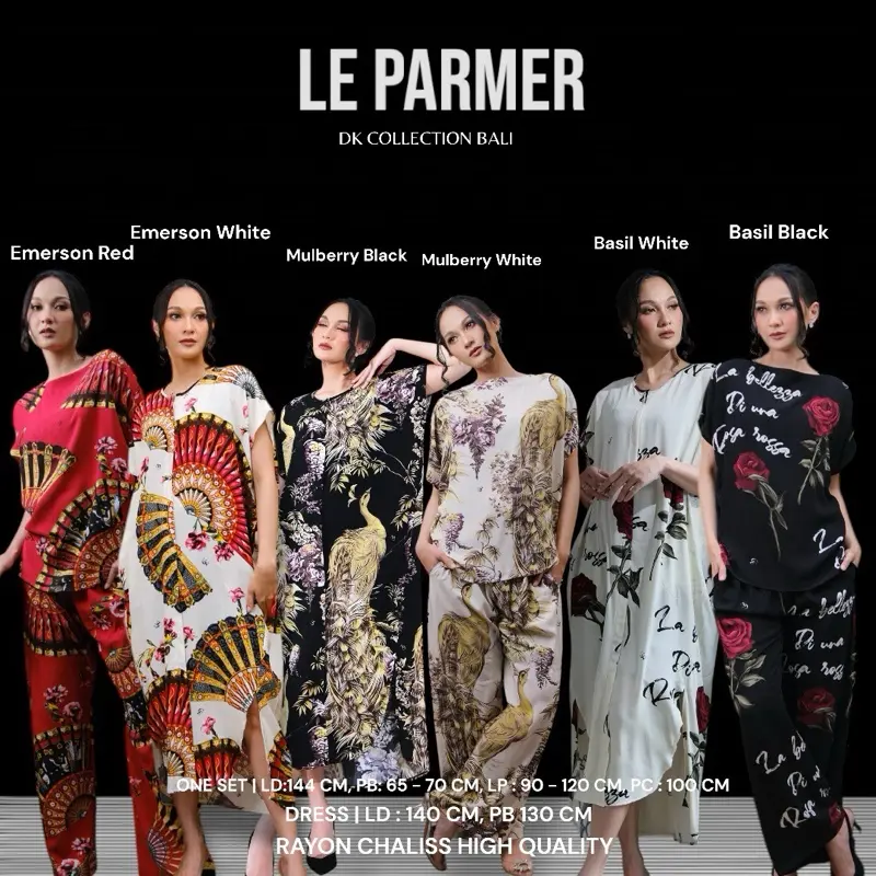 CE HOMEWEAR LE PARMER DRESS ONESET BUSUI FRIENDLY RAYON