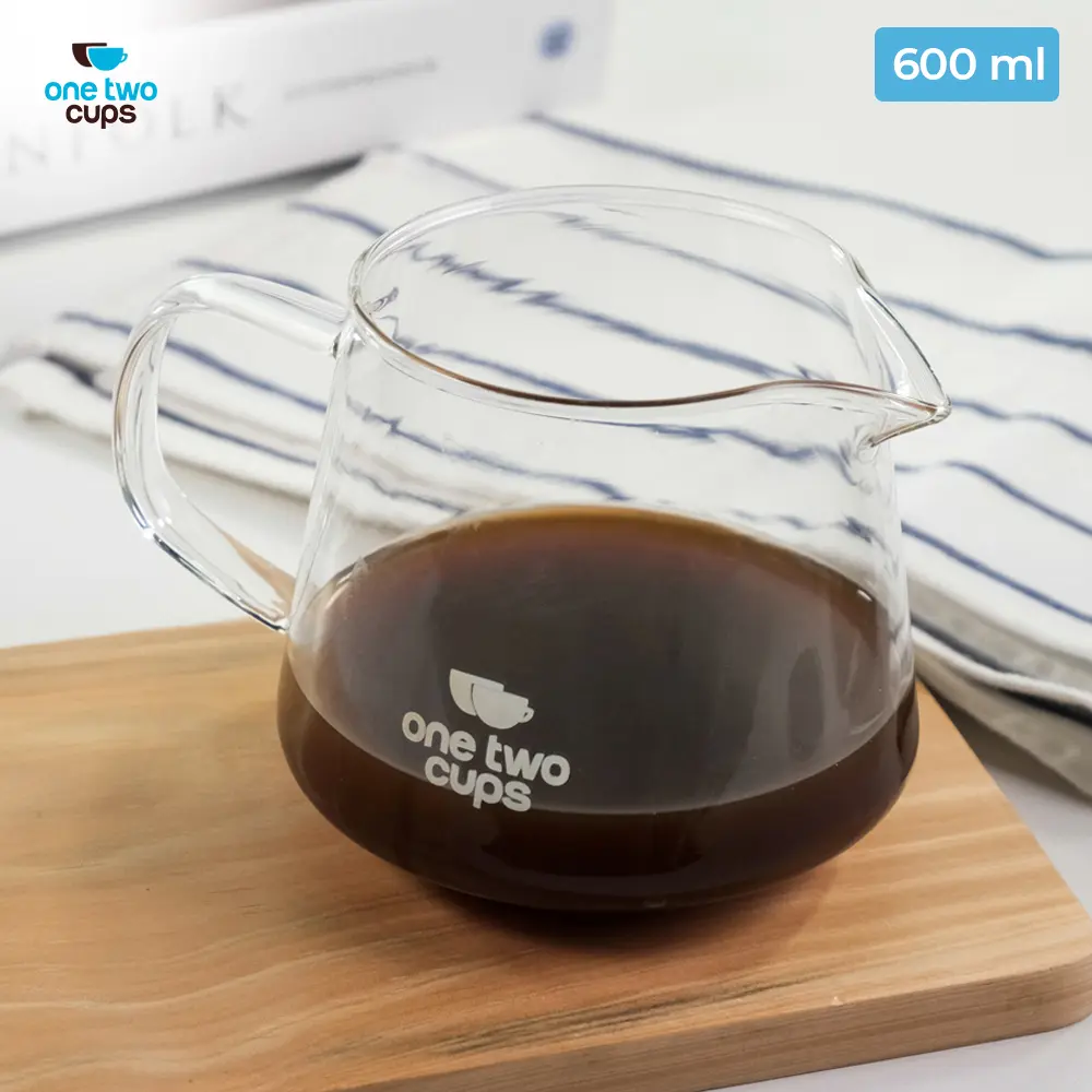 Kopi Coffee Server V60 Drip Pour Borosilicate Glass 600ml - AI101 - No Color