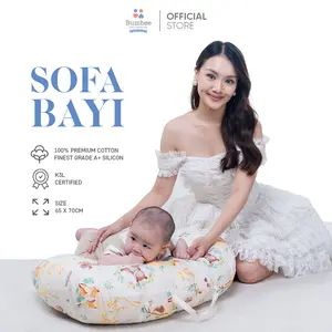 Bumbee Collection - Sofa Bayi Untuk Belajar Duduk & Tummy Time - Tebal dan Nyaman