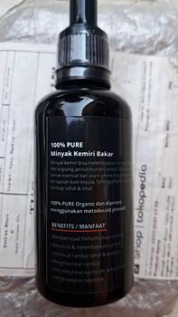 Product Review of Minyak Kemiri bakar murni Erdila penumbuh rambut 100% PURE ORIGINAL Menebalkan Menumbuhkan from j**x 1