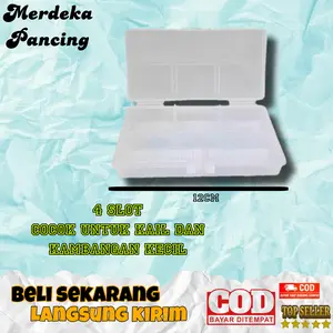 Box kail pancing  transparan berkualitas Umpan