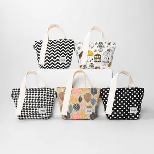 Pamole Pouch Travelling Mini Totebag Bahan Kanvas - Shara Series