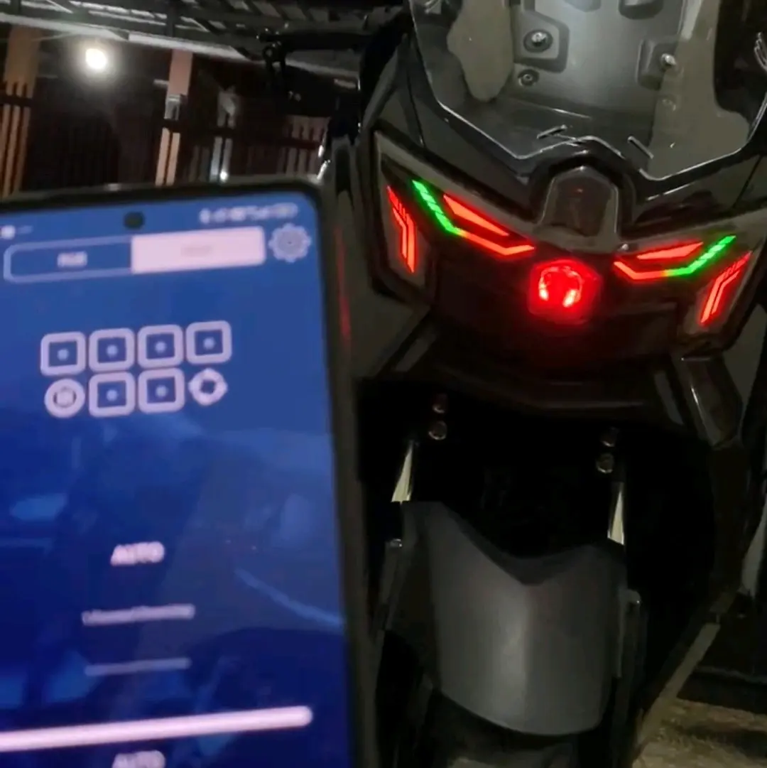 Lampu Alis Lazy Nmax Turbo Neo S Neo Nmax Neo RGB Matrix Kontrol App Motorcycle