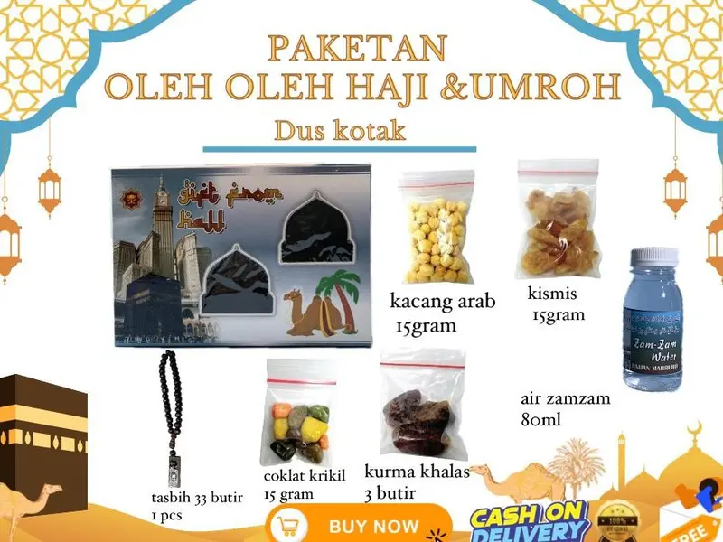 Paket hemat Oleh Oleh Haji & Umroh paket dus kotak paket hematlengkap 5