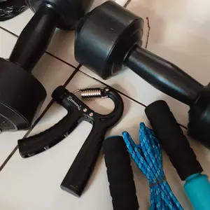 Barbel Kosongan 1-7 Kg cover saja bahan PVC Kuat, Tebal Free Penutup dan kardus packaging