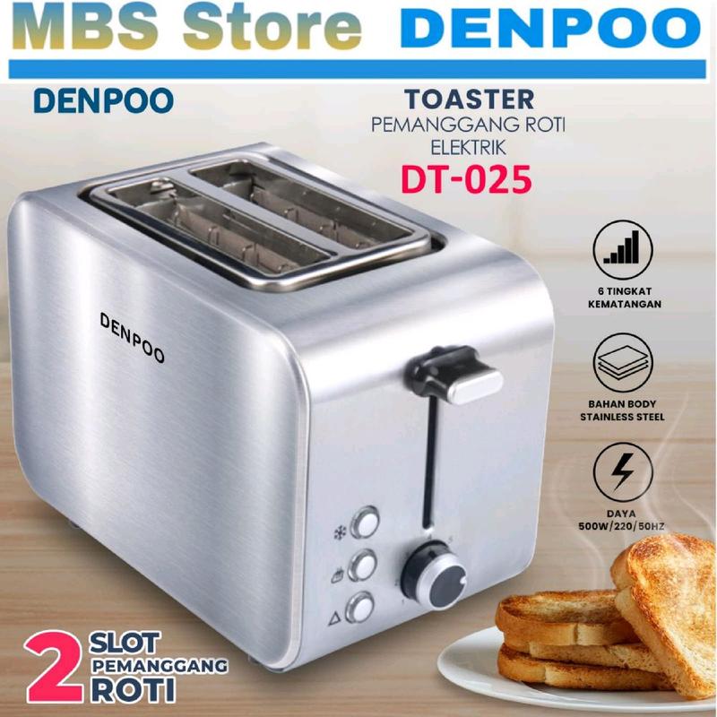 Toaster Denpoo Pemanggang Roti Elektrik DT 025SD 0