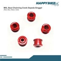 Gambar MXL Baut Sepeda Bolt Chainring Single Crank Isi 5pcs Chain Ring Bicycle - Black dari Happy Bike Kota Administrasi Jakarta Selatan 5 Tokopedia