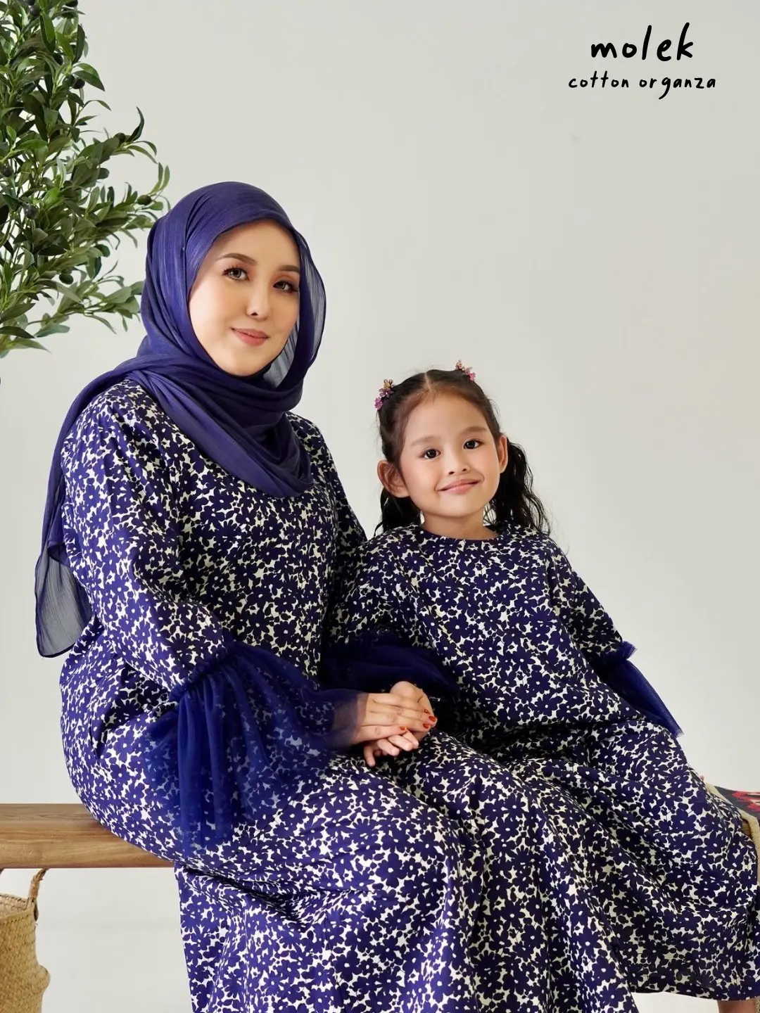 Molek Organza Kurung Set Mom and Daughter - Sedondon Raya