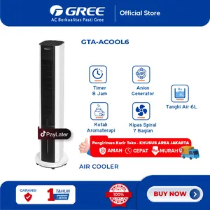 GREE - Tower Air Cooler - Anion Generator - Aromaterapi - Kapasitas 6L - GTA-ACOOL6