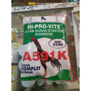 Pakan Ayam Bangkok 591 A591K 1 kg - Brand ABC