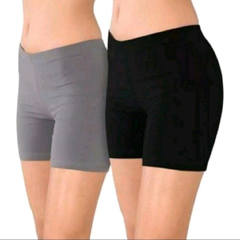 paket 3pcs shot bahan sapndexs jersi berkualitas Shorts kpop regular leggings Celana Wanita Pendek 2