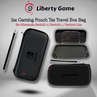 Gambar Iza Gaming Pouch Airfoam Bag for Nintendo Switch / Tas Slim Travel Carrying Case Waterproof EVA Hard Shell for Switch V1 V2 / Switch Oled / Switch Lite / Switch 2 - Pouch NS V1V2 Oled dari Liberty Game Store Kota Administrasi Jakarta Utara 1 Tokopedia