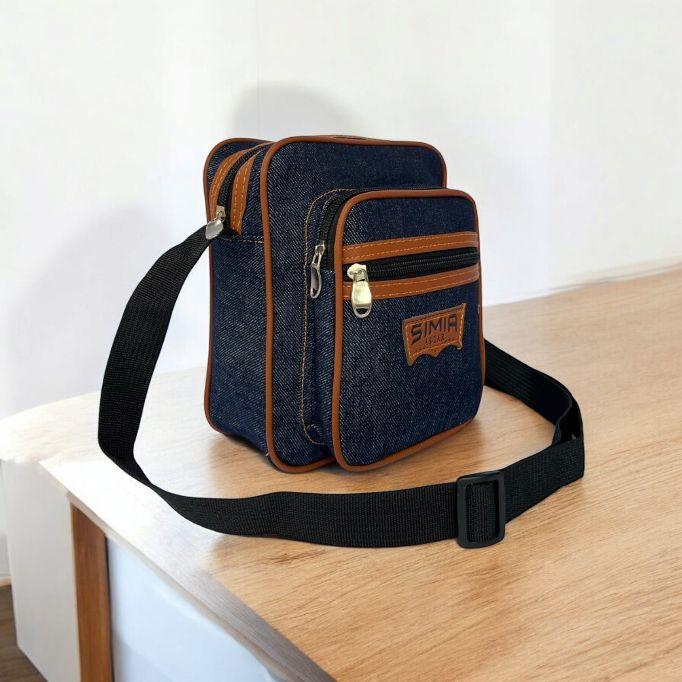 Product Introduction of Sling Bag Mini pria wanita 3 resleting tas selempang waistbag serbaguna terbaru nyaman dipakai bahan tebal Slingbag 8