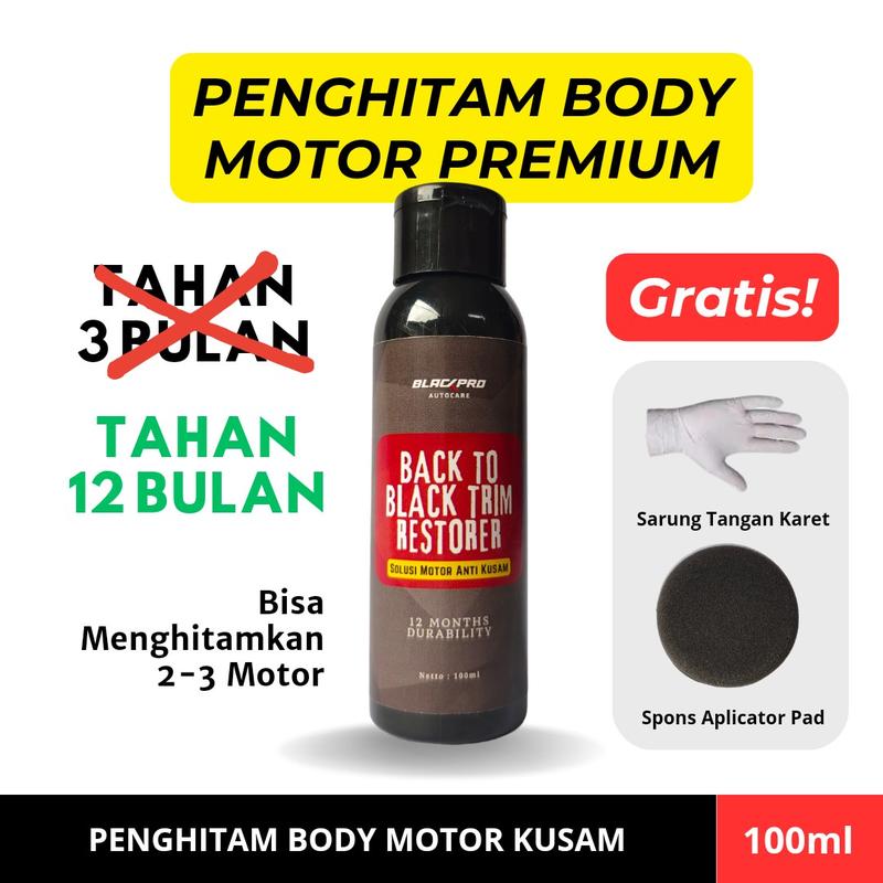 Penghitam Body Kasar Motor Permanen 1