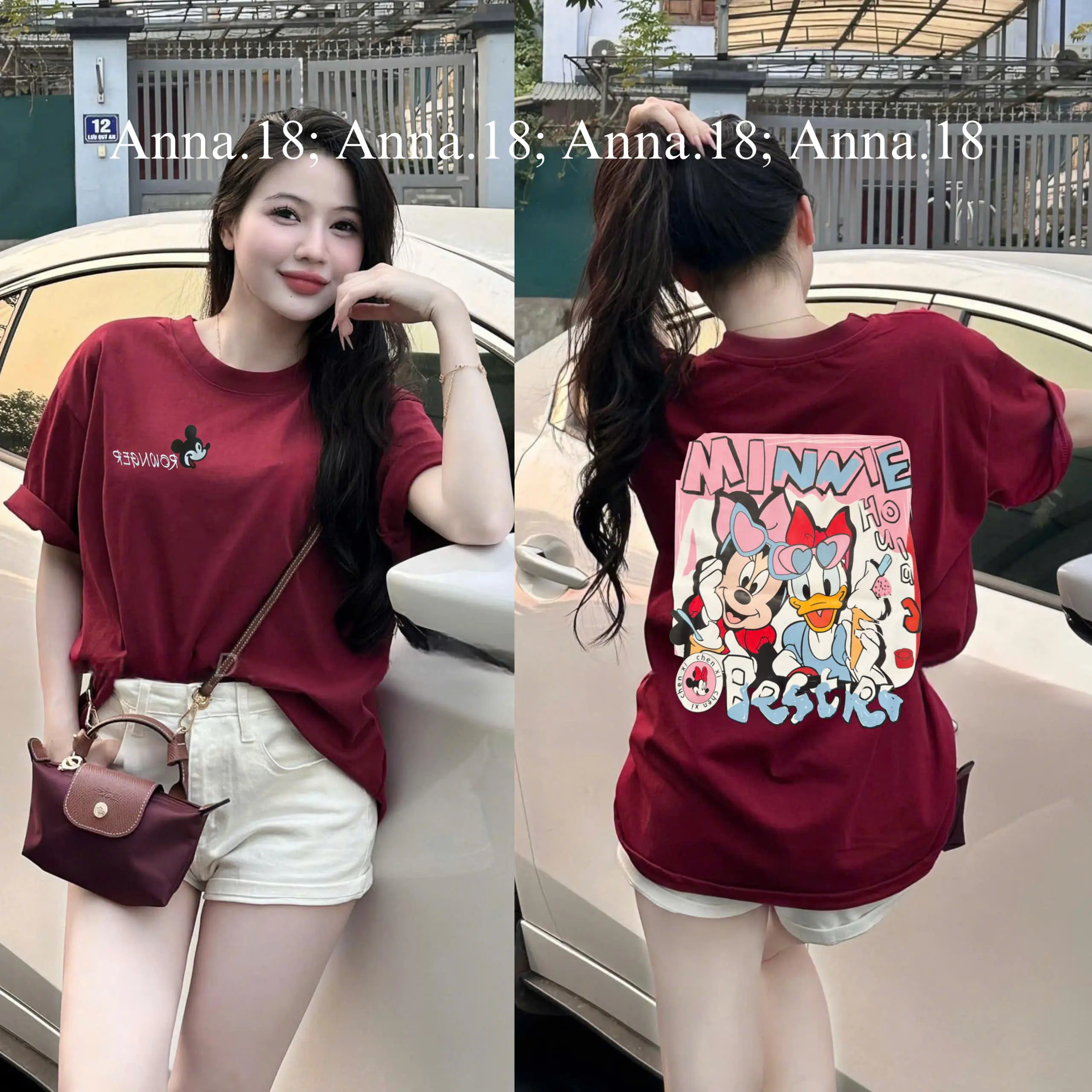 Áo Phông cotton khô FREESIZE <70 KG  sform rộng ( MICKY -MINMIN ) Top Thun Cổ Tròn Cotton