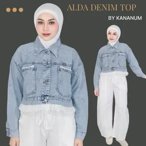 ALDA DENIM TOP - By Kananum & Syafithfz