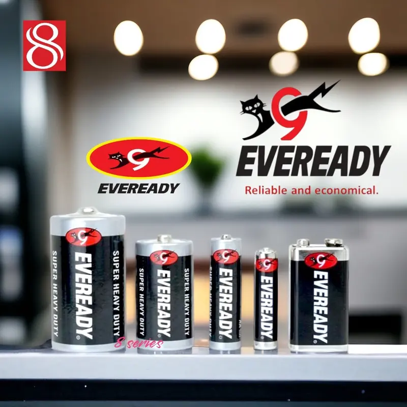 (SG SELLER)Eveready Heavy Duty battery/battery Cell /AA/AAA/C size /D size /9V