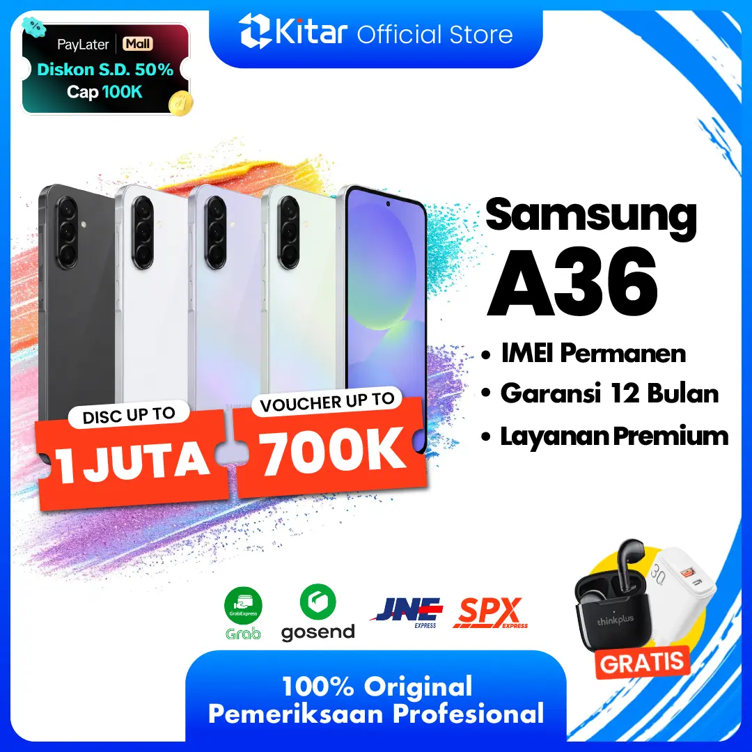 [Secondhand] Samsung A36 Second Resmi ex SEIN Beacukai IMEI Permanen 100% Original FULLSET 256GB