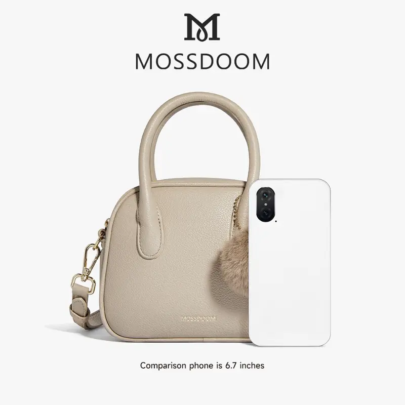 MOSSDOOM Tas Wanita Myla Bag Mode Sederhana Tas Tangan Dengan Aksesoris 3