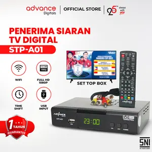 【READY STOK】STP-A01 - Set Top Box Advance STB Digital DVB Full HD Receiver TV Digitals Set Top Box DVB T2