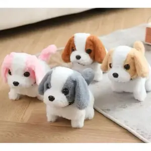 Mainan boneka robot anjing bisa jalan dan lompat dengan suara