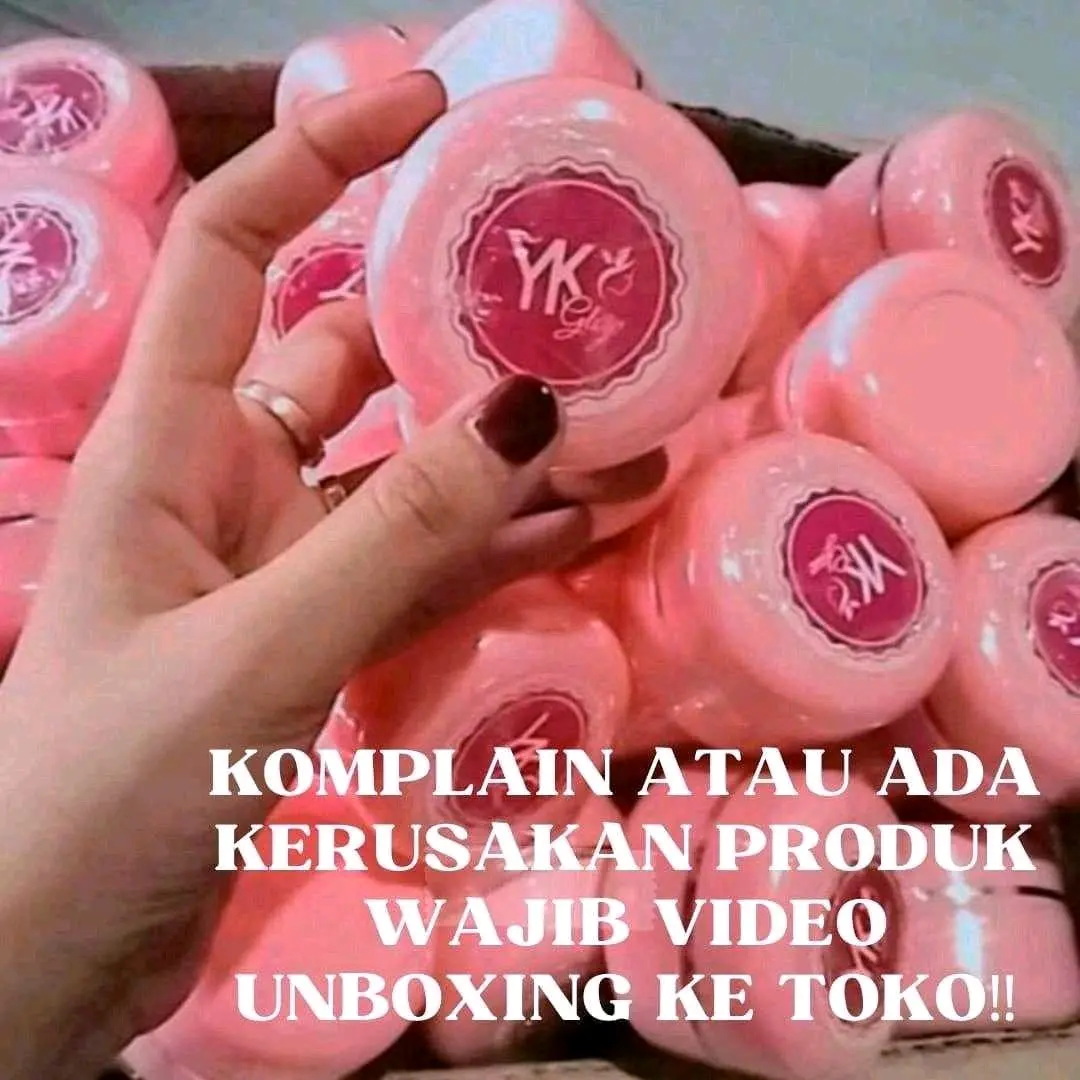 CREAM YK GLOW ( 100% ORIGINAL ) MENCERAHKAN WAJAH DAN MENGHILANGKAN FLEK HITAM