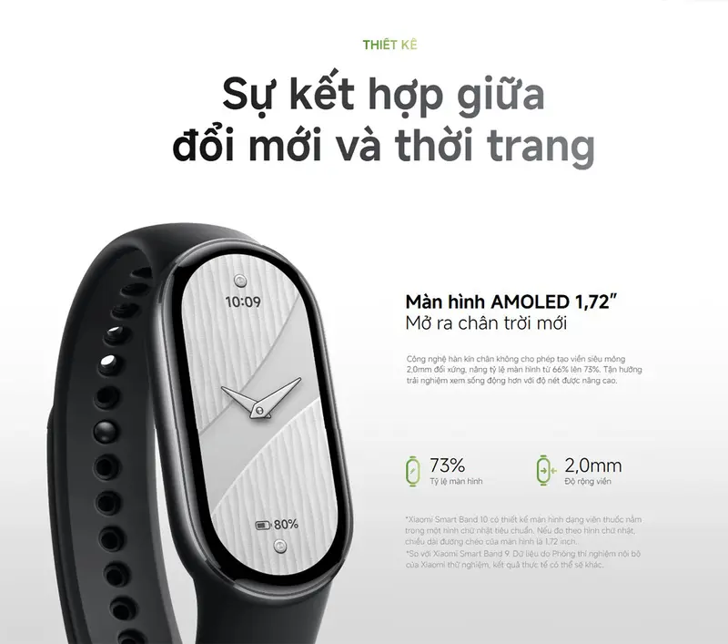 Đồng Hồ Thông Minh Xiaomi Mi Band 10 - Hàng quốc tế chính hãng có tiếng việt - BH 12 tháng | BigBuy360 - bigbuy360.vn