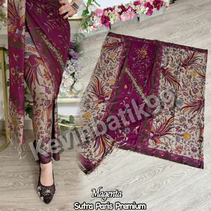 kamen sutra Paris Premium Motif Batik Kepodang Terbaru kualitas original ATBM Set slendang